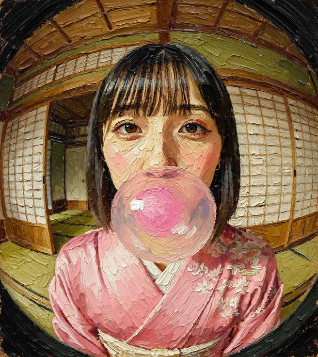 Style transfer example generated with Flux 3